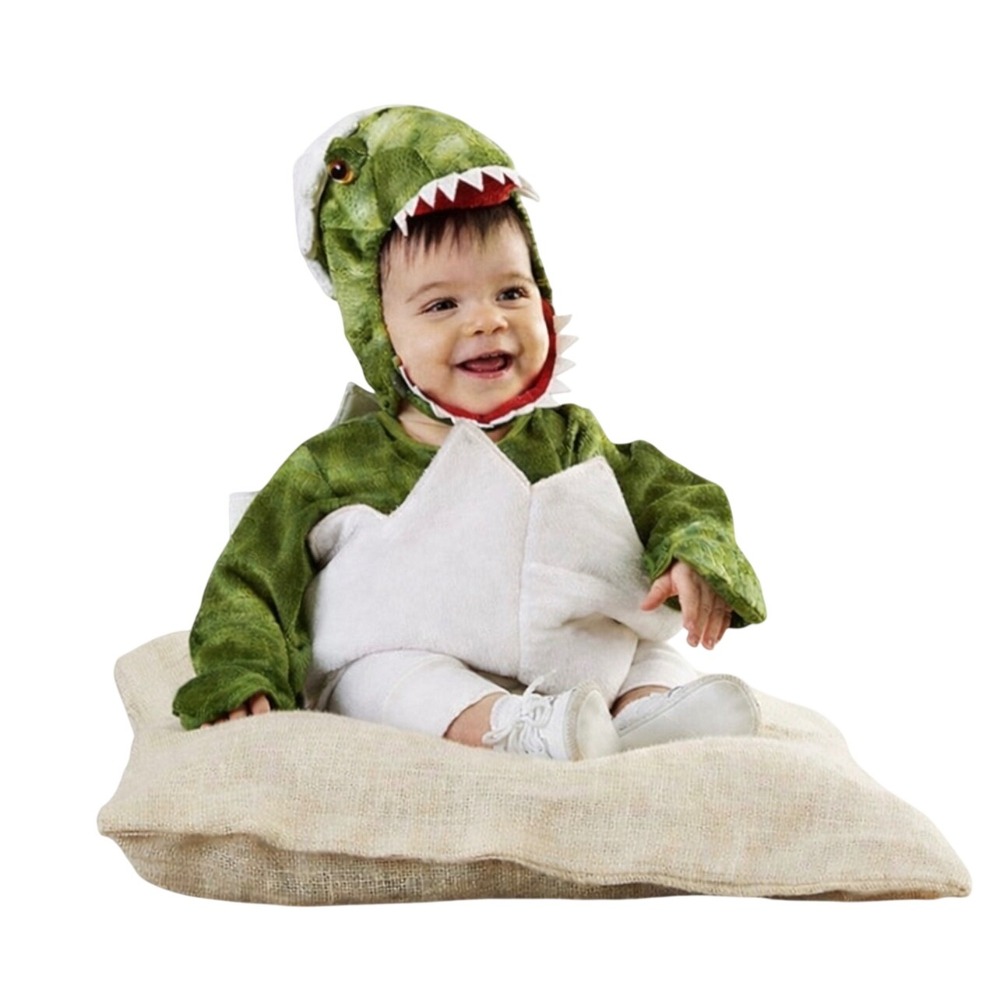 Pottery Barn Kids Baby Green Hatching Dinosaur Egg Costume Set 8131104